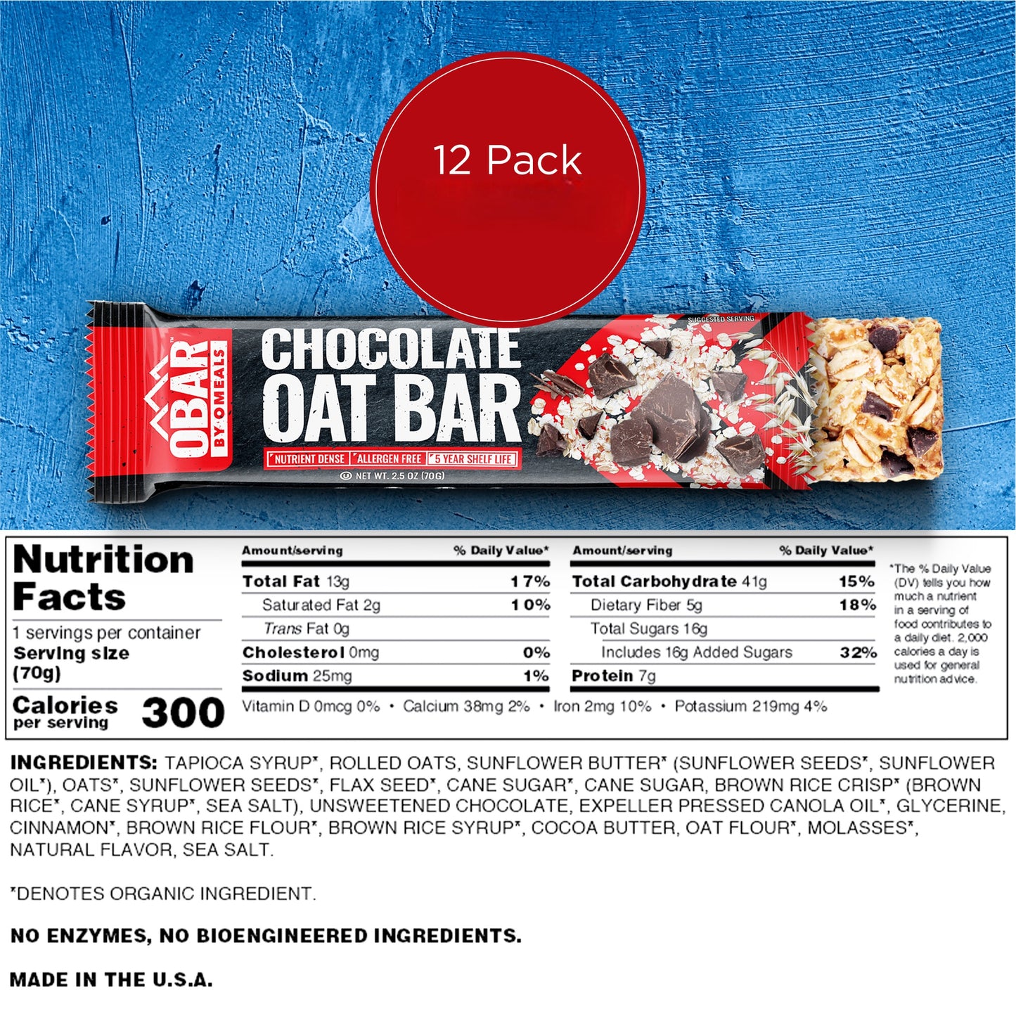 OBAR Chocolate Pack of 12